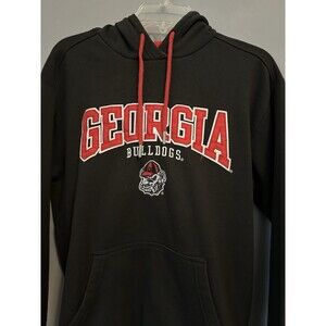 Champion Georgia Bulldogs Pullover Hoodie Size Small NCAA Classic Outdoor